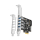 Akcesoria AXAGON PCEU-43RS PCIE KONTROLER 4X SUPERSPEED USB